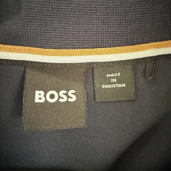 BOSS Men's Dark Blue Zip-Up track jacket - Picture 4 of 7